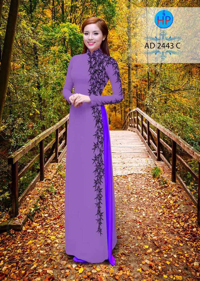 Vải áo dài trúc AD 2443 - Ảnh 2