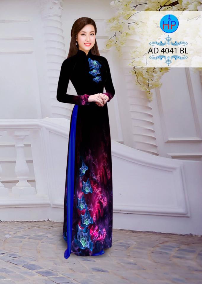 Vải áo dài hoa ảo AD 4041 - Ảnh 7