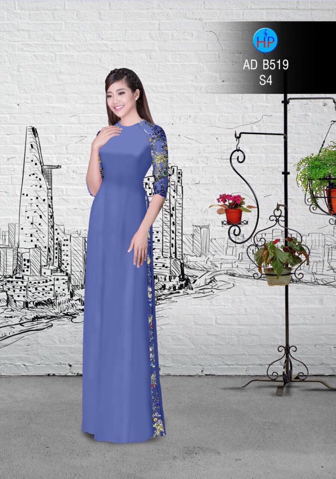 Vải áo dài trơn AD B519 - Ảnh 17