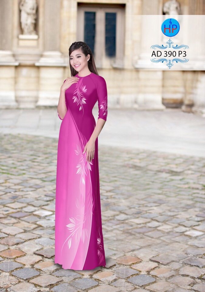 Vải áo dài lá AD 390 - Ảnh 4