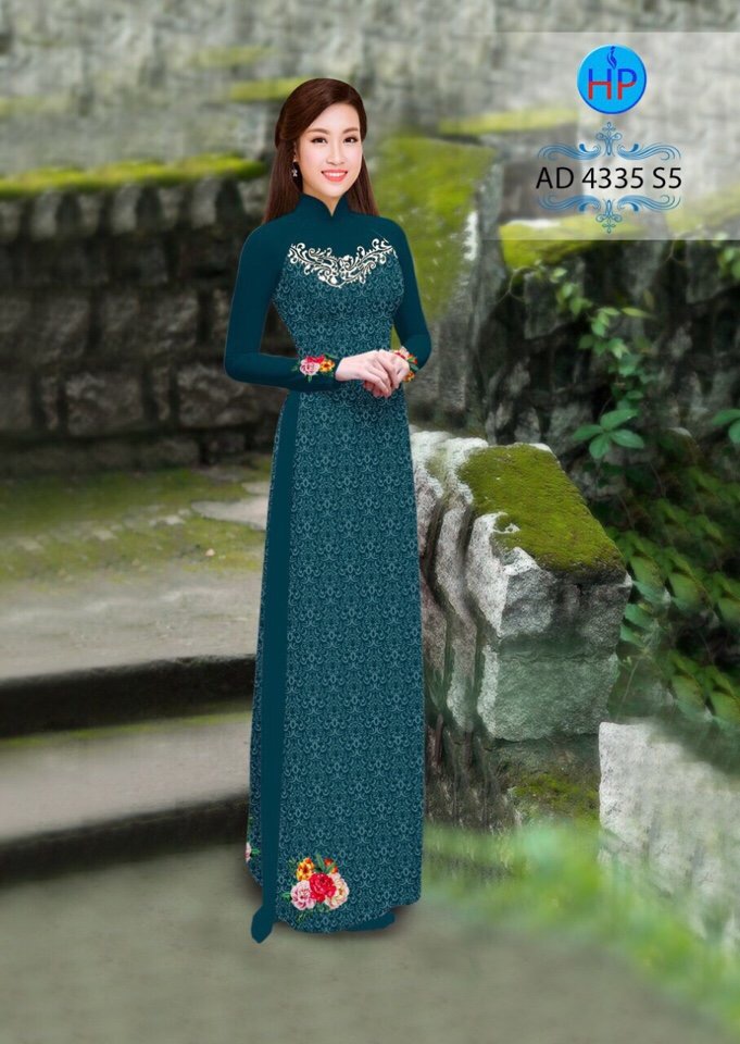 Vải áo dài hoa văn AD 4335 - Ảnh 9