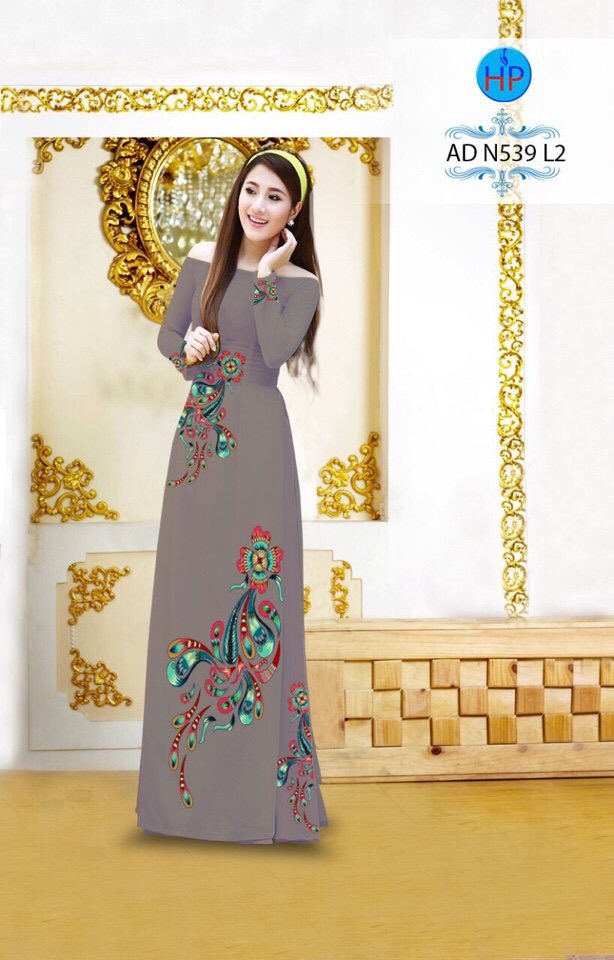 Vải áo dài hoa văn AD N539 - Ảnh 18