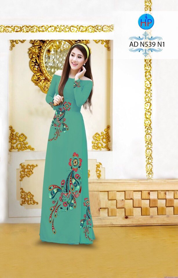 Vải áo dài hoa văn AD N539 - Ảnh 17