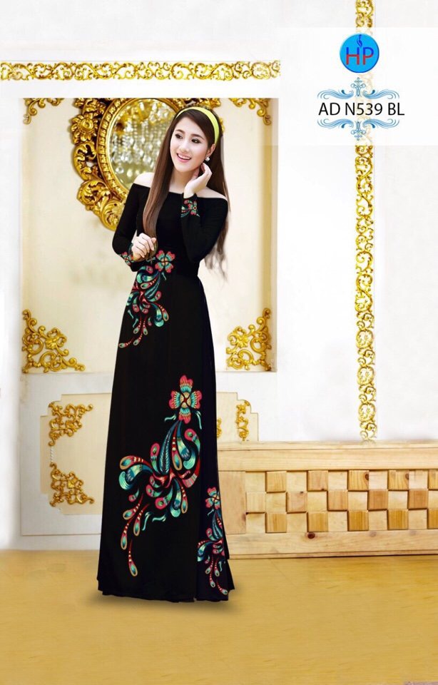 Vải áo dài hoa văn AD N539 - Ảnh 12