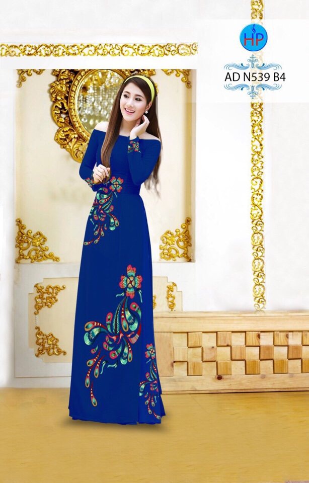 Vải áo dài hoa văn AD N539 - Ảnh 11