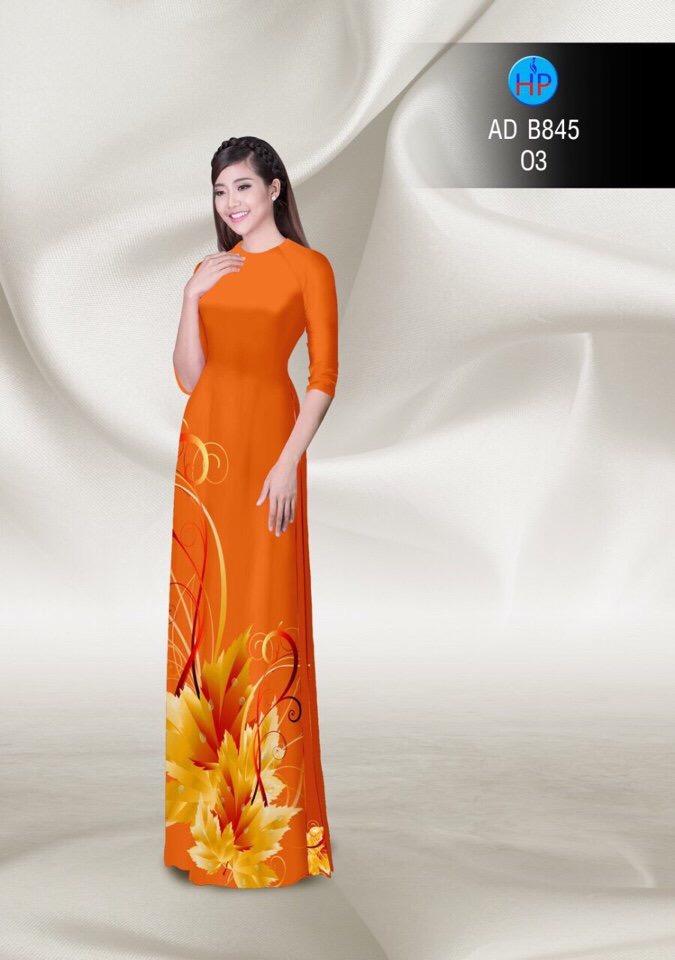 Vải áo dài lá AD B845 - Ảnh 18
