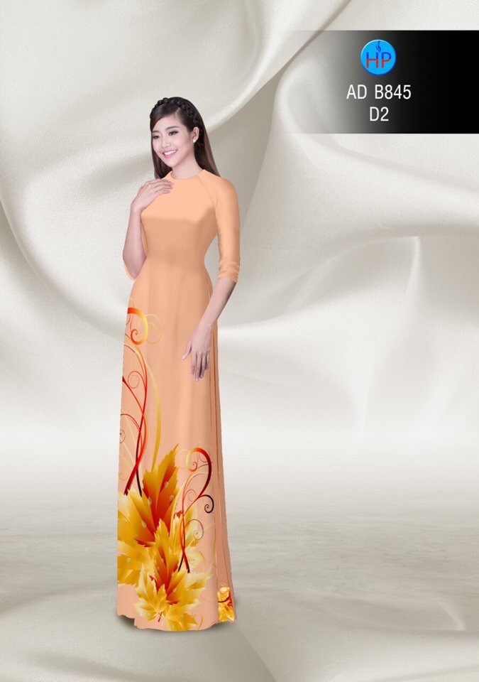 Vải áo dài lá AD B845 - Ảnh 13
