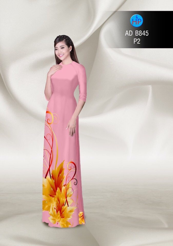 Vải áo dài lá AD B845 - Ảnh 8