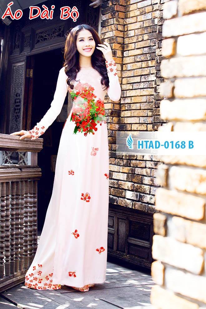 Vải áo dài hoa phượng HTAD-0168 - Ảnh 10