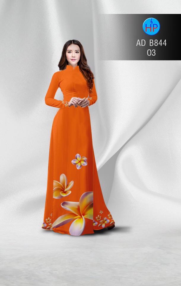 Vải áo dài hoa sứ AD B844 - Ảnh 10