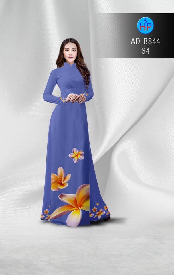 Vải áo dài hoa sứ AD B844 - Ảnh 9