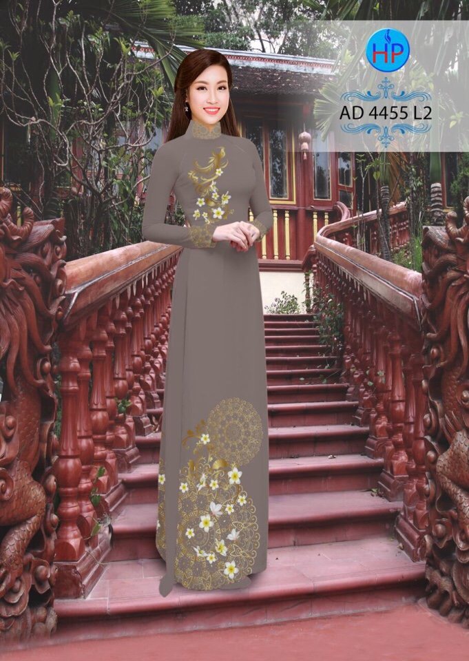 Vải áo dài hoa sứ AD 4455 - Ảnh 7