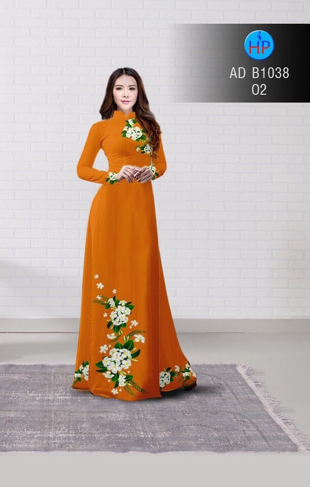 Vải áo dài hoa sứ AD B1038 - Ảnh 9