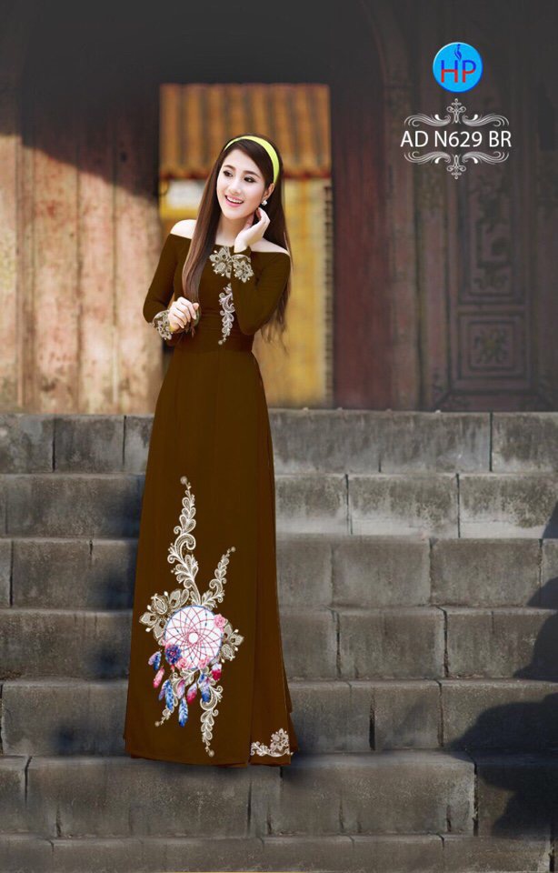 Vải áo dài hoa văn AD N629 - Ảnh 15