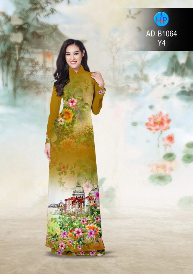 Vải áo dài phong cảnh AD B1064 - Ảnh 19