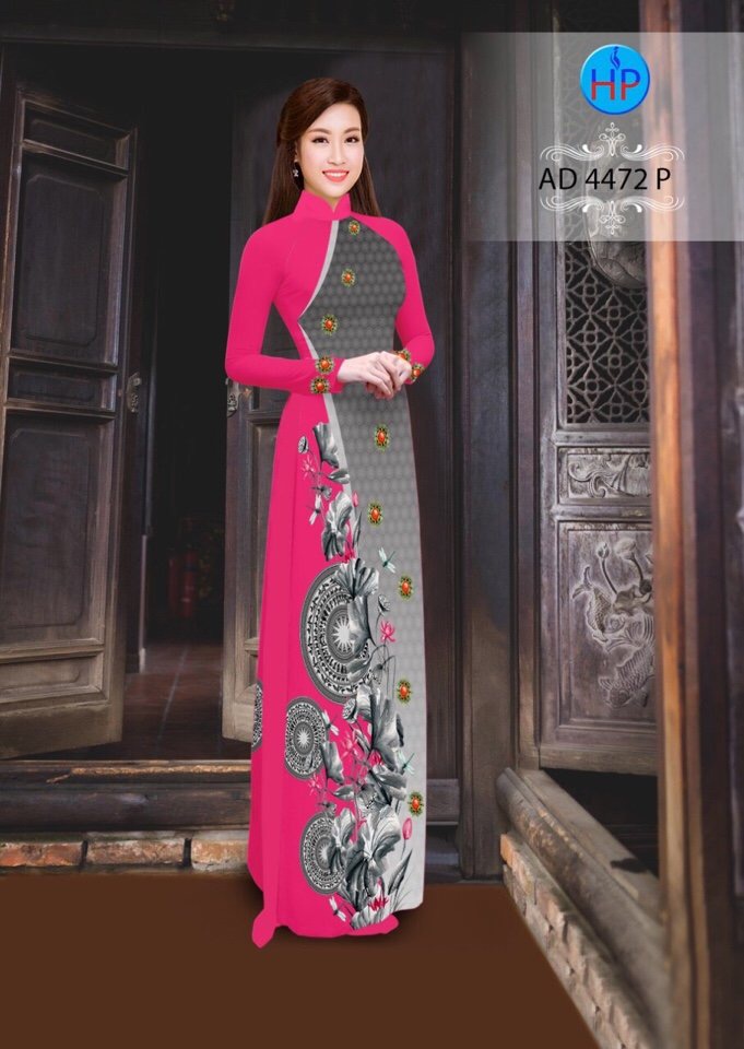 Vải áo dài hoa sen AD 4472 - Ảnh 17