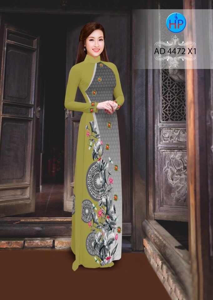 Vải áo dài hoa sen AD 4472 - Ảnh 16