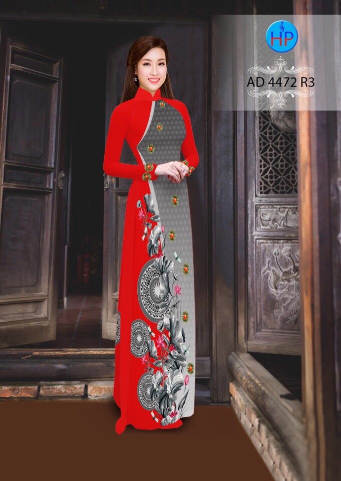 Vải áo dài hoa sen AD 4472 - Ảnh 15