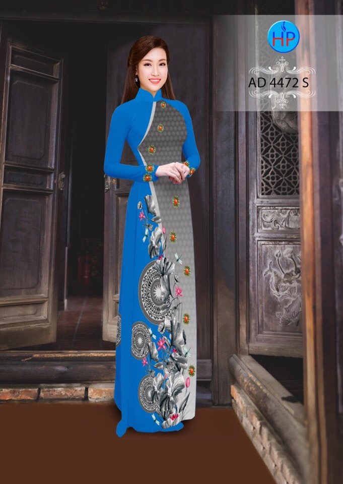 Vải áo dài hoa sen AD 4472 - Ảnh 10