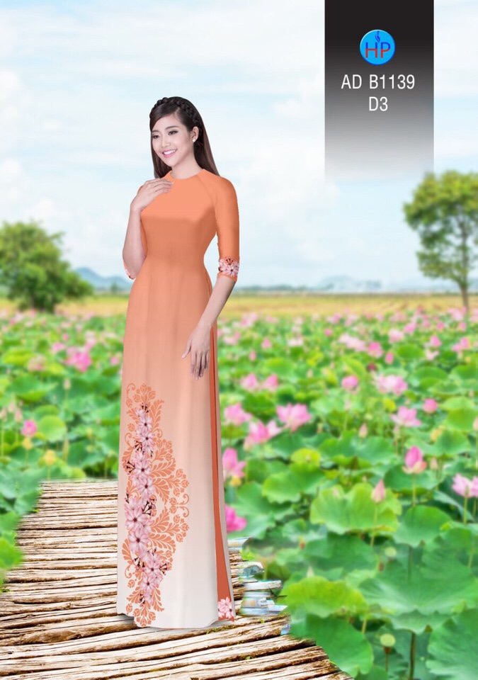 Vải áo dài hoa văn AD B1139 - Ảnh 18