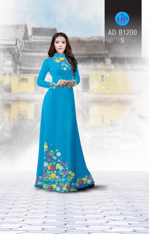 Vải áo dài hoa văn AD B1200 - Ảnh 17