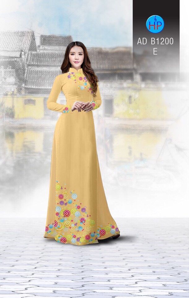 Vải áo dài hoa văn AD B1200 - Ảnh 10