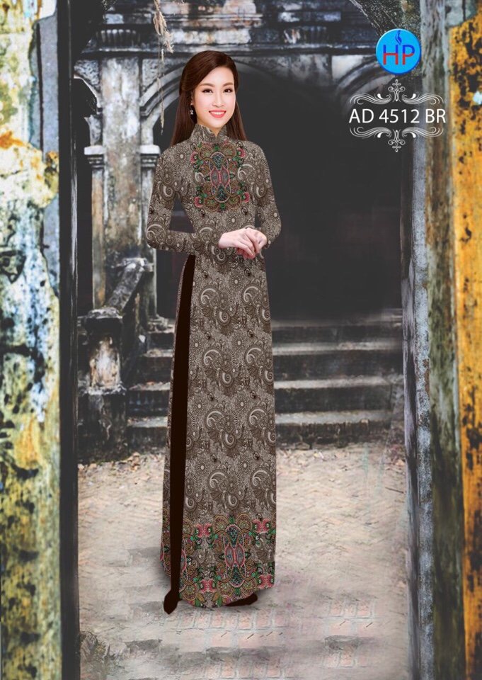 Vải áo dài hoa văn AD 4512 - Ảnh 13