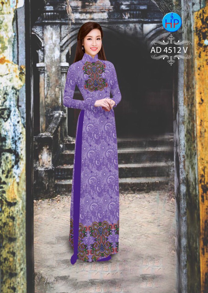 Vải áo dài hoa văn AD 4512 - Ảnh 10