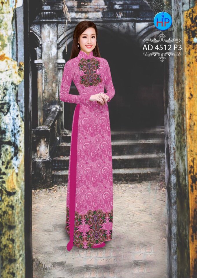 Vải áo dài hoa văn AD 4512 - Ảnh 8