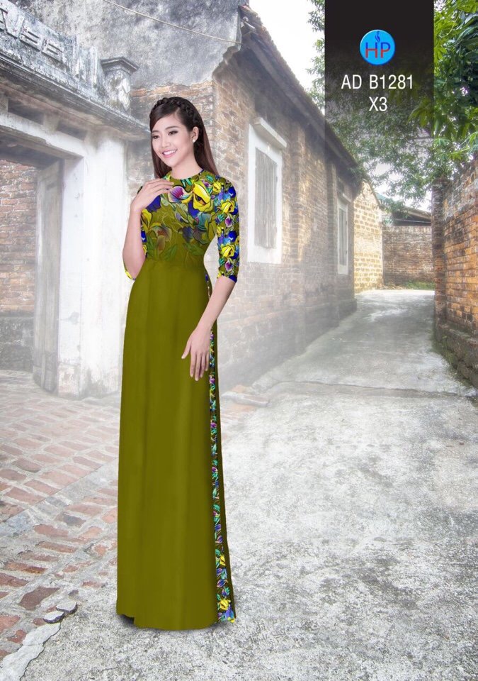 Vải áo dài hoa văn AD B1281 - Ảnh 15