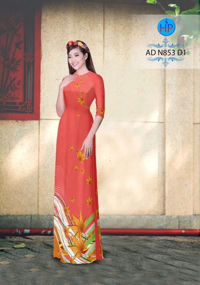 Vải áo dài chiếc lá AD N853 - Ảnh 19