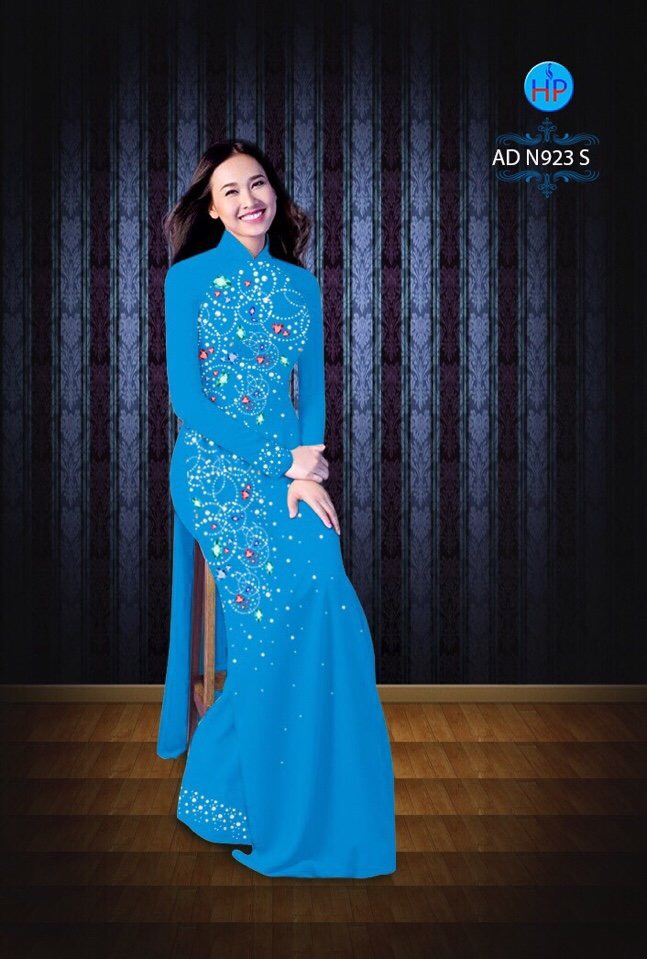 Vải áo dài hoa văn AD N923 - Ảnh 5