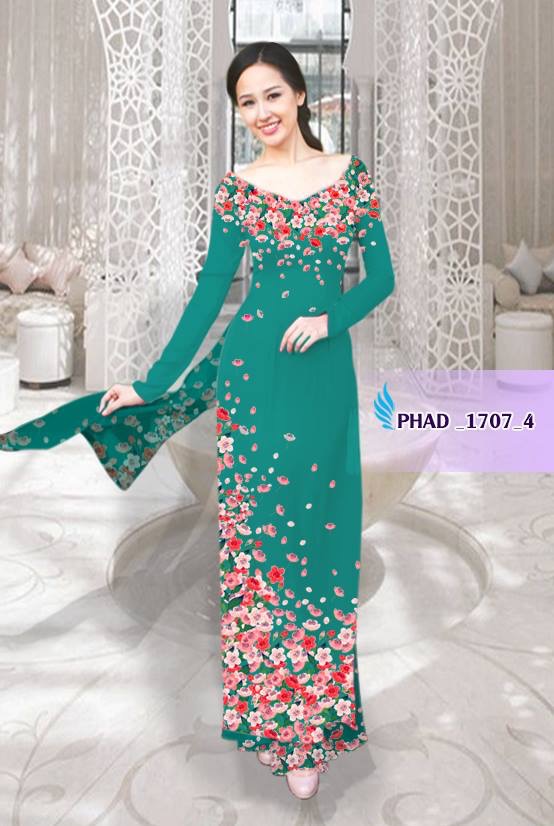 Vải áo dài hoa trên dưới PHAD-1707 - Ảnh 20