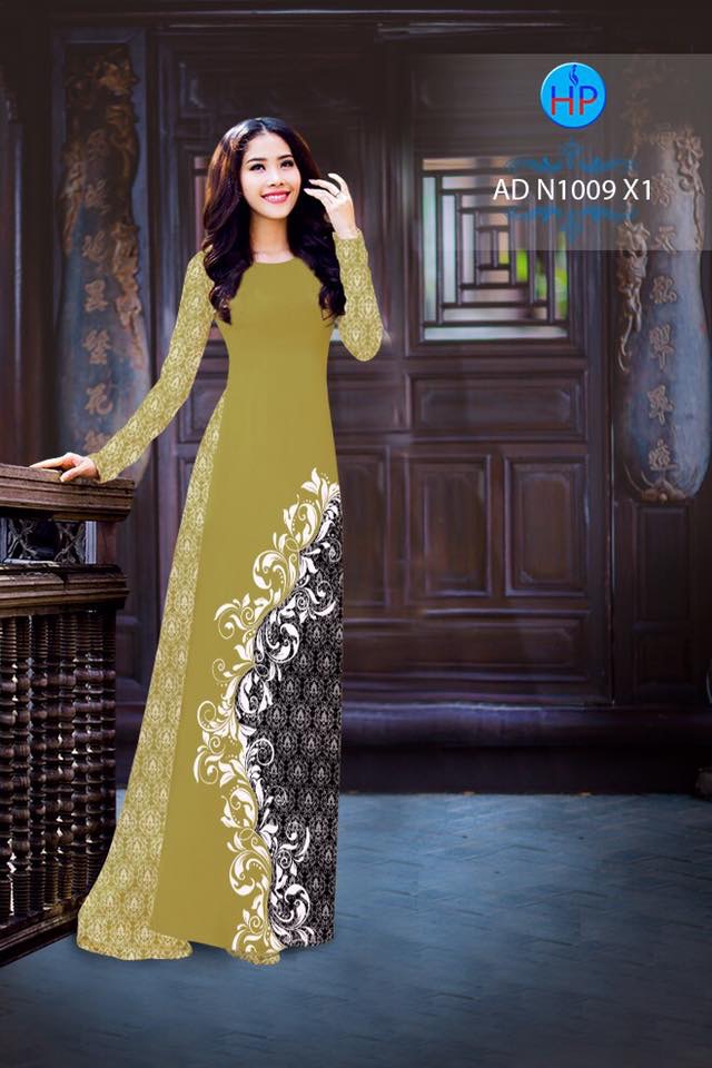Vải áo dài hoa văn AD N1009 - Ảnh 13
