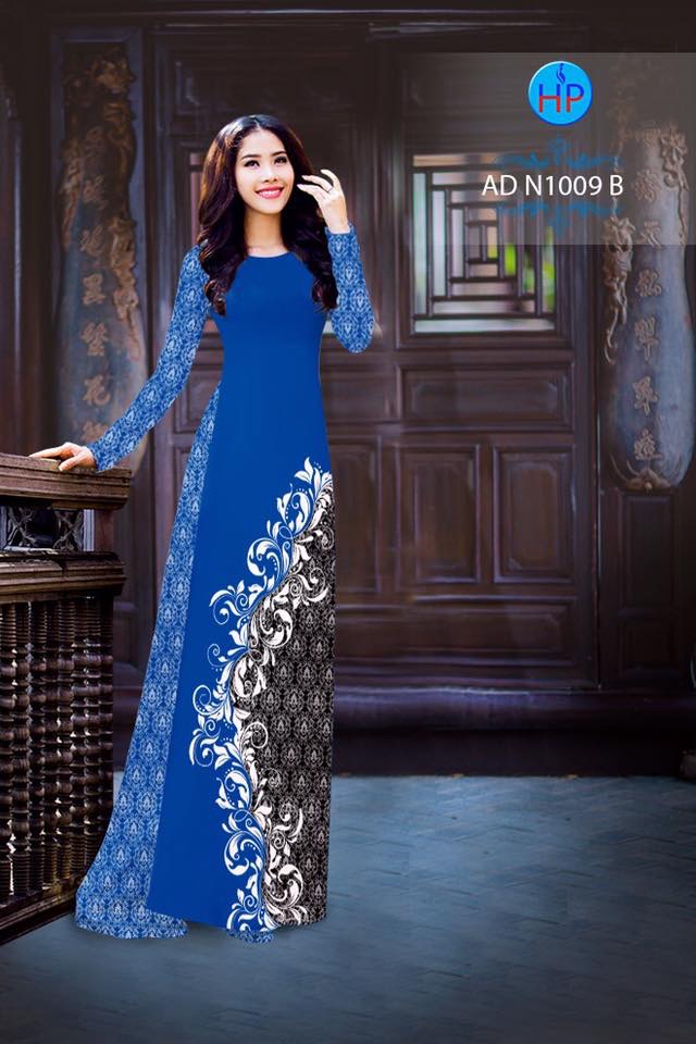 Vải áo dài hoa văn AD N1009 - Ảnh 9