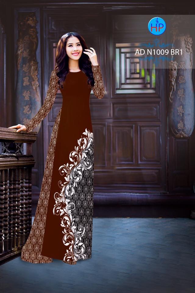 Vải áo dài hoa văn AD N1009