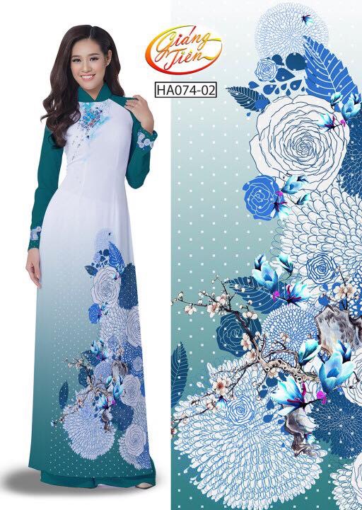 Vải áo dài lụa Thuý Nga HA074