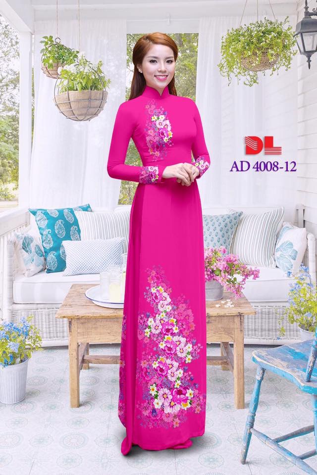 Vải áo dài hoa trên dưới DLAD4008 - Ảnh 19