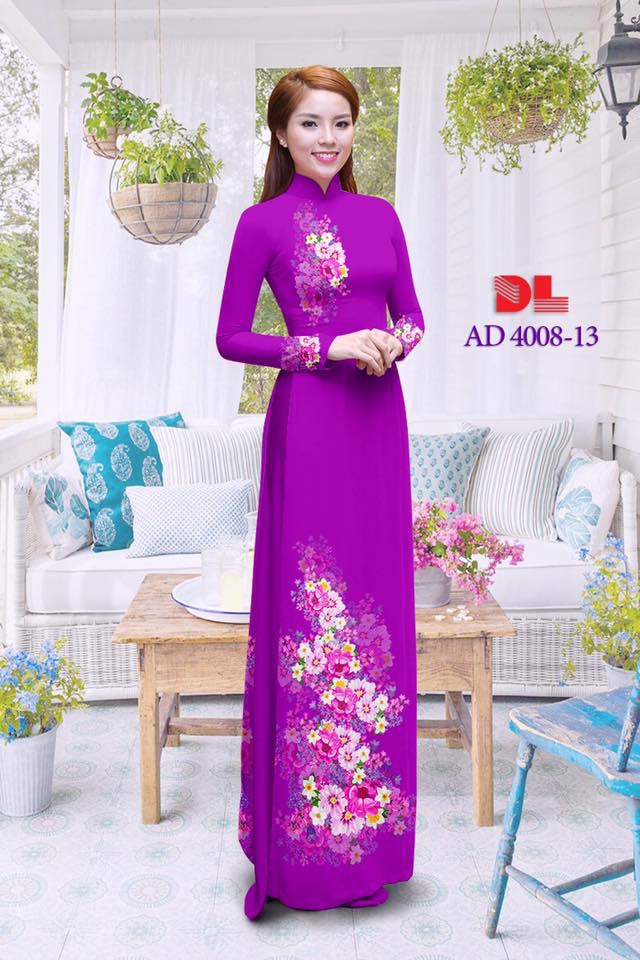 Vải áo dài hoa trên dưới DLAD4008 - Ảnh 20