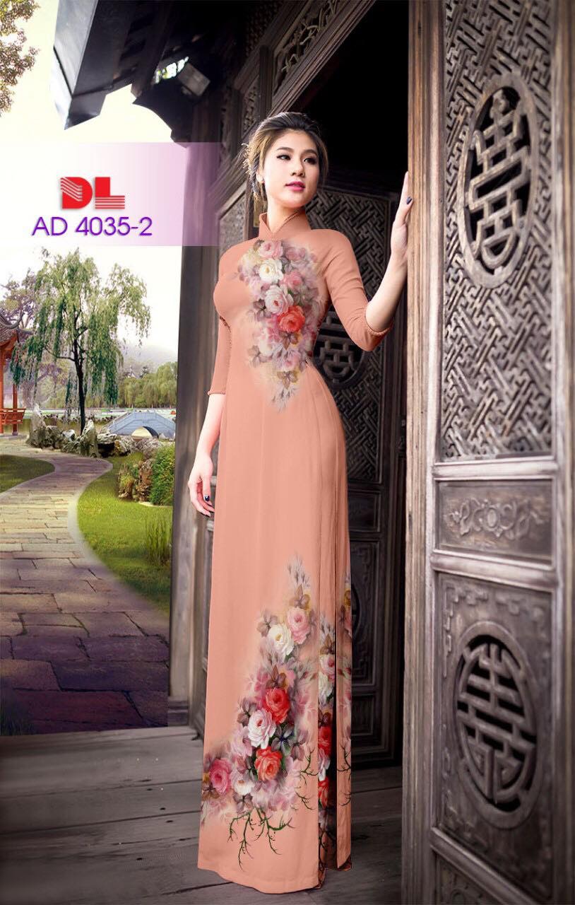Vải áo dài hoa trên dưới DLAD-4035 - Ảnh 26
