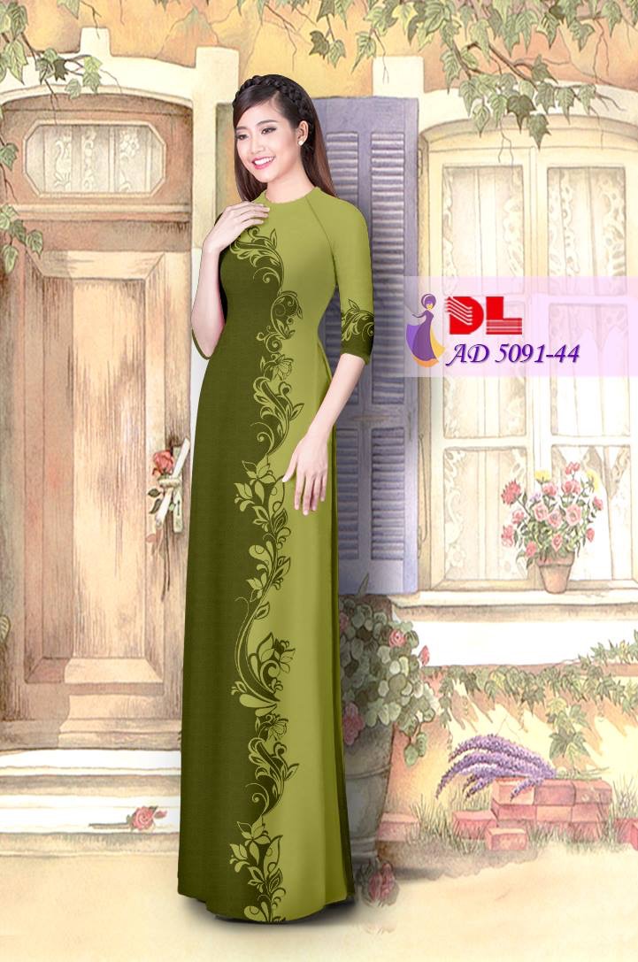 Vải áo dài lập thể-hoa văn DLAD-5091 - Ảnh 22