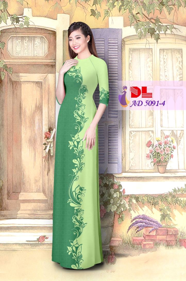 Vải áo dài lập thể-hoa văn DLAD-5091 - Ảnh 14