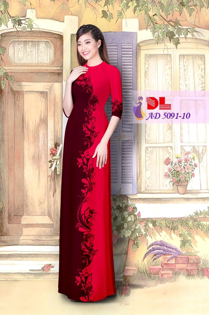 Vải áo dài lập thể-hoa văn DLAD-5091 - Ảnh 8