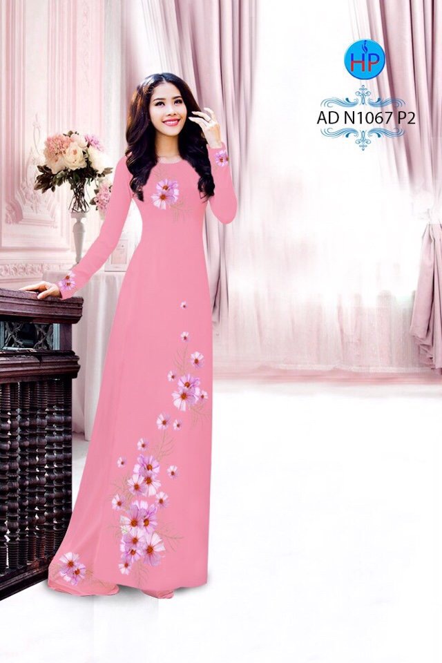 Vải áo dài hoa sao nháy AD N1067 - Ảnh 19