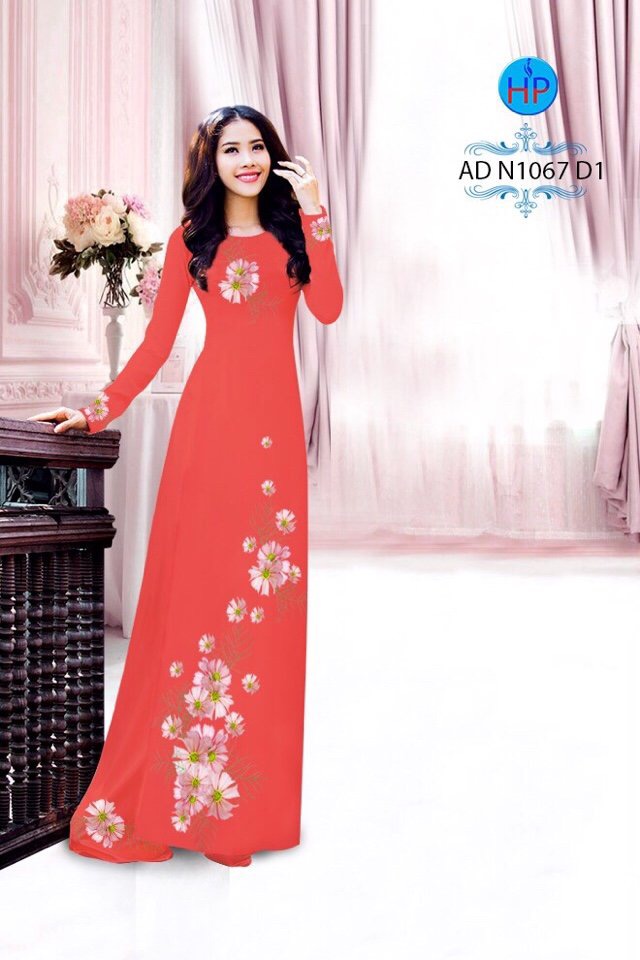 Vải áo dài hoa sao nháy AD N1067 - Ảnh 7
