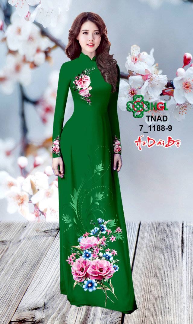 Vải áo dài hoa trên dưới TNAD 7-1188 - Ảnh 26