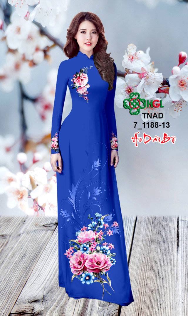 Vải áo dài hoa trên dưới TNAD 7-1188 - Ảnh 23