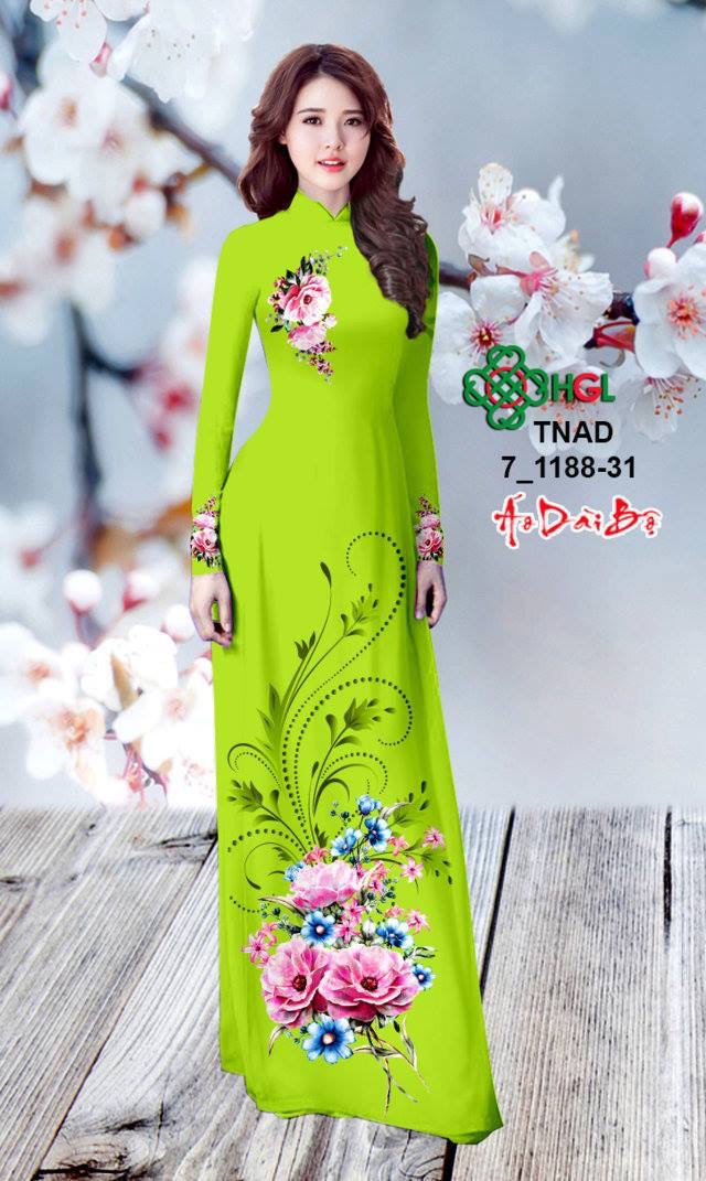Vải áo dài hoa trên dưới TNAD 7-1188 - Ảnh 16
