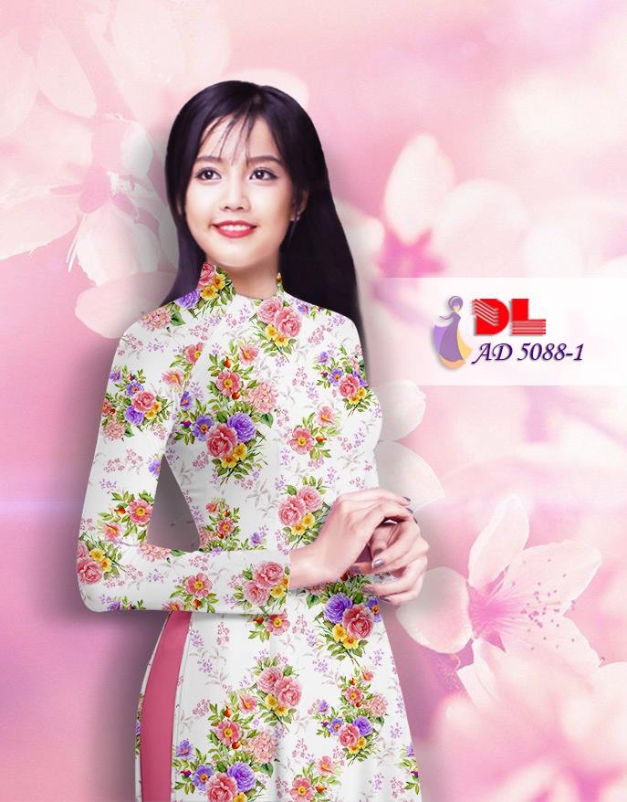 Vải áo dài hoa nhí DLAD-5088 - Ảnh 22