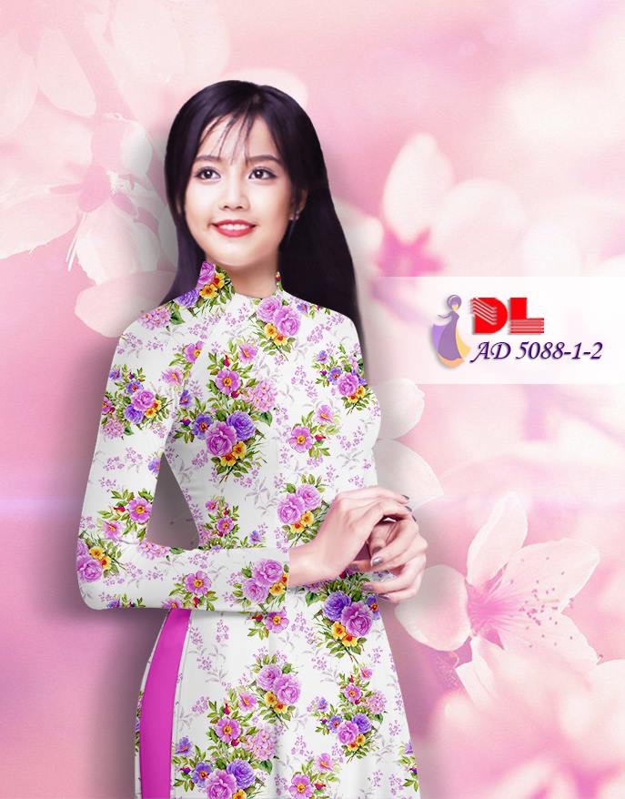 Vải áo dài hoa nhí DLAD-5088 - Ảnh 21